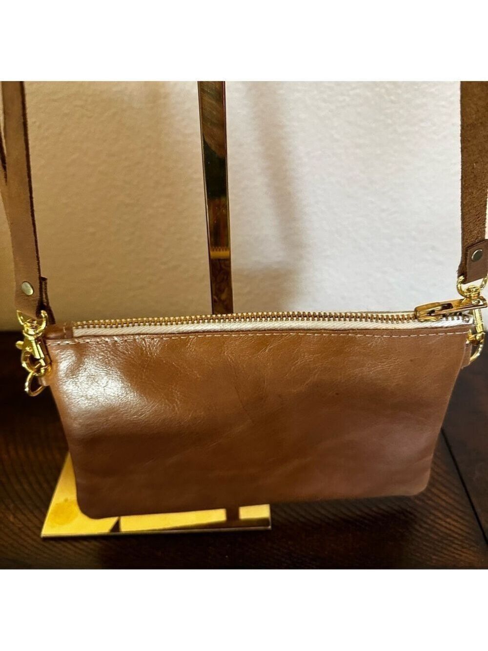 Small cowhide shoulder bag or wallet - Picture 2 of 4